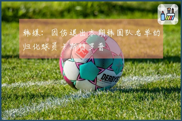 韩媒：因伤退出本期韩国队名单的归化球员卡斯特罗普